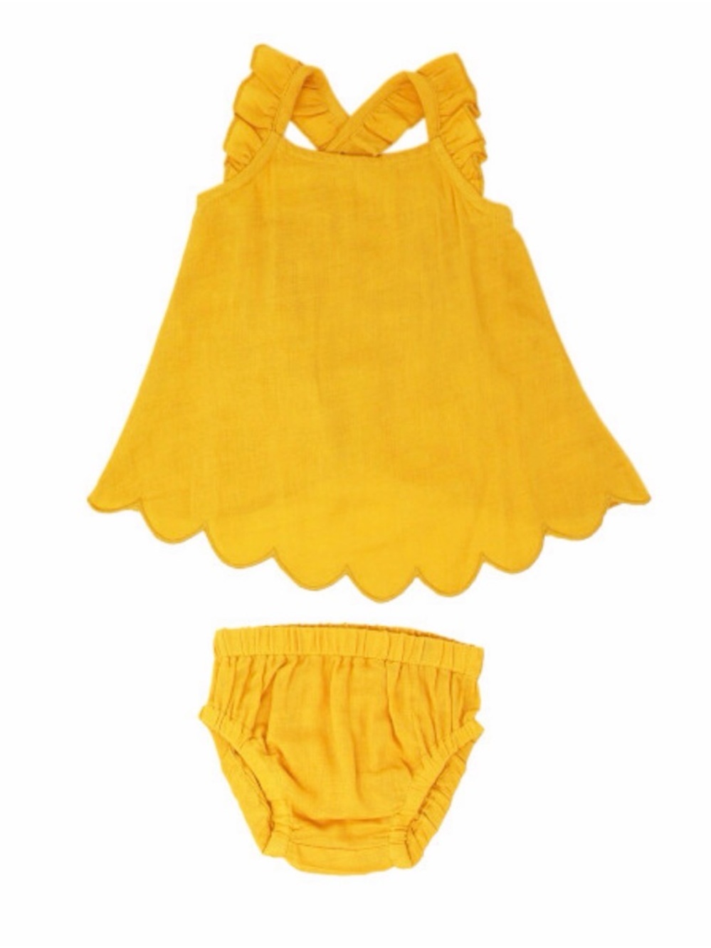 2T NWT L'ovedbaby Girls Tunic Top & Bloomers Set -Saffron Yellow